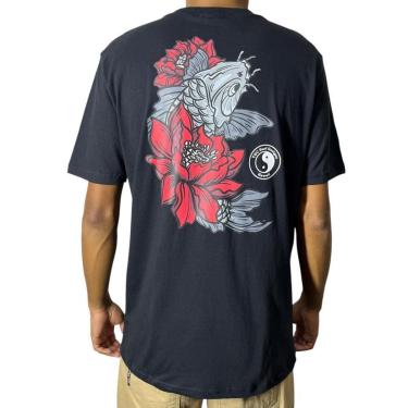 Imagem de Camiseta Classic Koi Fish End Flowers- Town & Country-Masculino