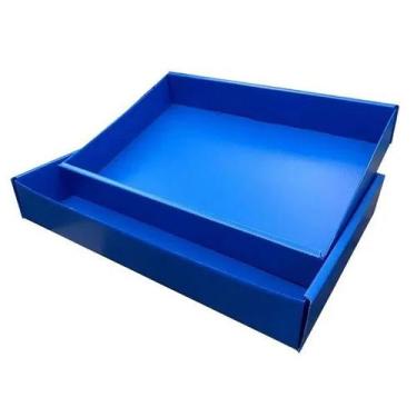 Imagem de Caixa de Camisa polionda na cor azul 24809 - POLIBRAS, 3