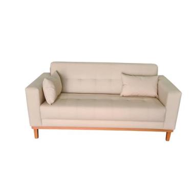 Imagem de Sofá  Gianni Tecido Acquablock Pé Base Madeira  160cm - 4R Estofados, 