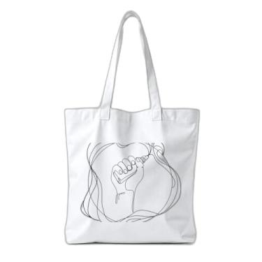 Imagem de Kit 10 Sacola Ecologica s Charmosas Reutilizáveis 38x41,5cm Estampa Cigarro Eletrônico