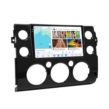 Imagem de Joying Rádio automotivo para Toyota FJ Cruiser atualização 2007-2014, Android 13, estéreo, 9,5 polegadas, 2K, QLED, tela sensível ao toque 12 GB + 256 GB com Carplay e Android Auto, link espelhado (B