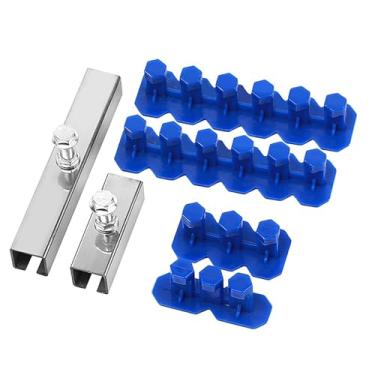 Imagem de DRAMLOR Ferramentas de reparo de carroceria, kit de remoção de amassados de 6 peças para carro, kit de reparo de amassados sem pintura, kit de remoção de amassados longos, kit de reparo de carroceria