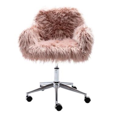 Imagem de Cadeira de escritório multifuncional ajustável com assento de rodas com suporte para encosto, cadeira ergonômica para computador, cadeira giratória para jogos, cadeira de balanço confortável para