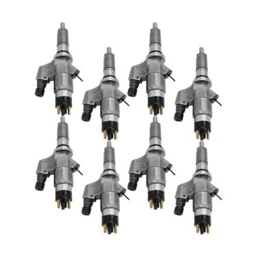 Imagem de VANPERT 8 peças 0445120008 injetores de combustível compatíveis com LB7 Duramax 6.6L para Chevy Silverado GMC Sierra 2500HD 3500HD 2001-2004 substitui 0986435502 97729095
