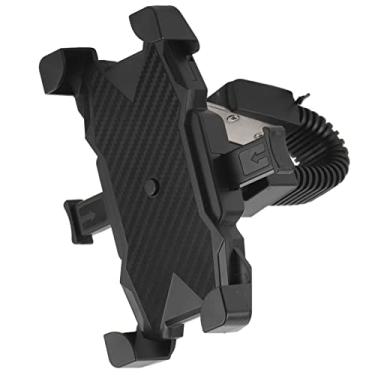 Imagem de Acouto Suporte para Telefone - Suporte para Telefone para Bicicleta, Carros, Triciclos Elétricos, Scooters e Bicicletas - Durável, Operação Com Uma Mão, Ajuste Seguro, Direção Segura