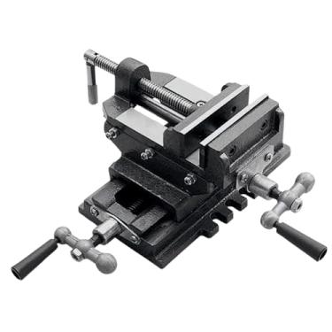 Imagem de Morsa Coordenada Para Furadeira de Bancada 100mm Vollekz Base Fixa 4 Polegadas Ferro Fundido