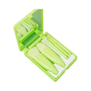 Imagem de Conjunto De Pincéis De Maquiagem Em Tamanho Viagem 5pcs Mini Kit De Pi