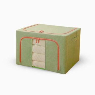 Imagem de Caixa Organizadora De Roupas Multiuso Dobrável (VERDE)