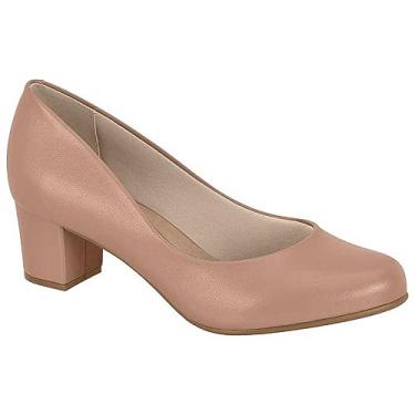 Imagem de Sapato Scarpin Feminino Salto Bloco Confort Beira Rio 4777.409 (Nude, BR, Adulto, Numérico, 35)