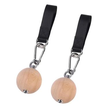 Imagem de RNXRZANK Bola de Exercícios para Fortalecimento Do Antebraço com Duas Peças, Incluindo Mosquetão de Metal E Alças, Ideal para Exercícios em Casa E Na Academia, 6cm