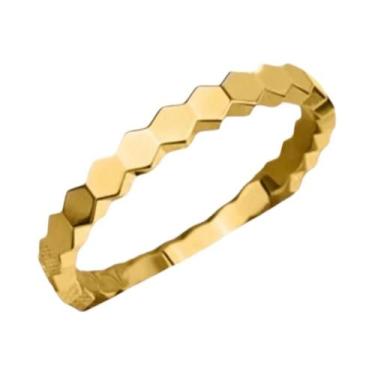 Imagem de Conjunto De Anéis Em Prata Esterlina 925 Em Forma De Favo De Mel Para 