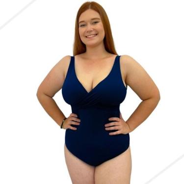 Imagem de Maiô, Body Feminino Plus Bicolor Chapa Barriga Com Bojo Neon - HYPE MO