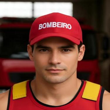 Imagem de Boné De Bombeiro Fantasia Brincadeiras Carnaval Festas Tamanho:ÚnicoCo