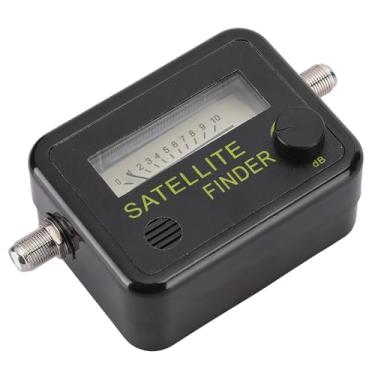 Imagem de Generic Medidor de Intensidade de Sinal Portátil do Localizador de Sinal de Satélite Digital para Fácil Ajuste da Antena Com Manual do Usuário para Uso Interno - Material ABS Preto