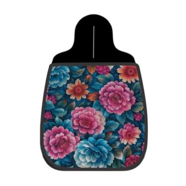 Imagem de Lixeira De Carro Organizador Lixinhocar Peônias Pintura a Óleo Escura