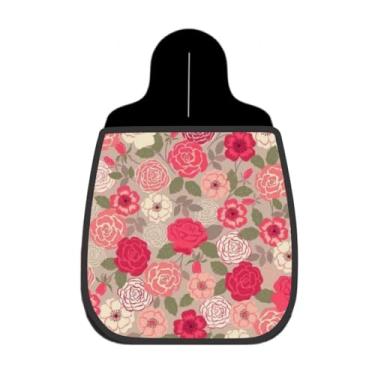 Imagem de Lixeira De Carro Organizador Lixinhocar Mix Floral Colorido Fundo Bege 11