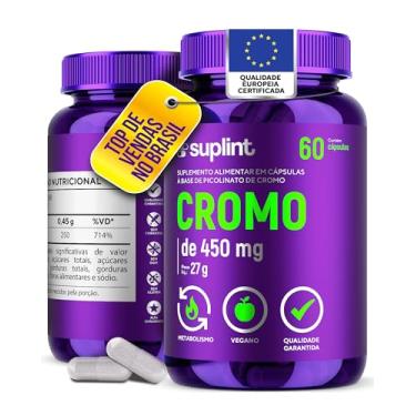 Imagem de Picolinato de Cromo 250 mcg – Suplemento Mineral Vegano para Metabolismo e Açúcar no Sangue – Sem Glúten e Não OGM – 60 Cápsulas
