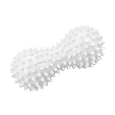 Imagem de Bola de massagem, bola de massagem para costas, pescoço, ombro, coluna, pernas, quadril, ioga fitness relaxamento muscular bola de fáscia (branco, 2 peças)