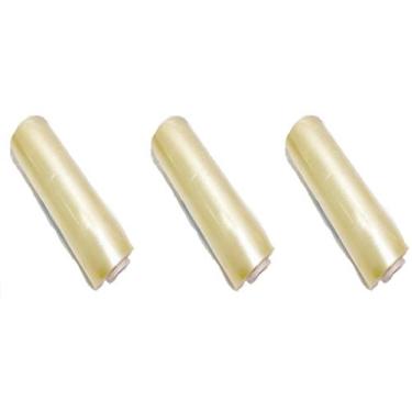 Imagem de 3 Rolos Bobina Plastico De Filme Pvc 28cm X 300 Metros - Guarufilme