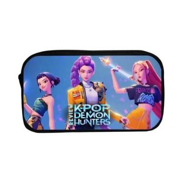 Imagem de Estojo Grande De Tecido Para Meninas, Estojo De Canetas Hunter Kpop Pa