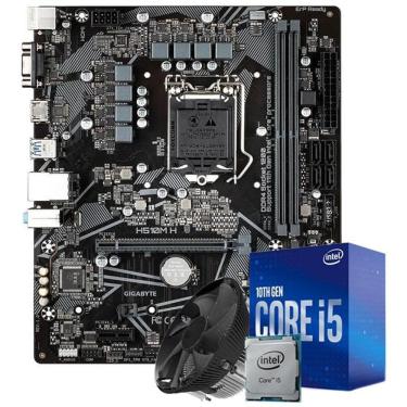 Imagem de Kit Upgrade Placa Mãe H510 Intel Core I5 10400F E Cooler