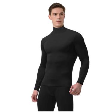 Imagem de Roupa Térmica Flanelada Segunda Pele Extreme Thermo Frio Intenso Calça + Blusa Gola Alta Unissex-Unissex