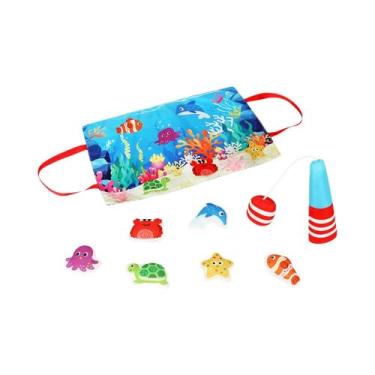 Imagem de Jogo De Pesca Em Tecido Montessori Para Crianças, Brinquedo Educaciona