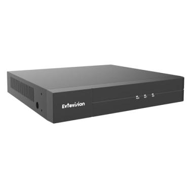 Imagem de Evtevision Gravador DVR de segurança Lite de 5 MP com detecção humana/veículo AI, DVR CCTV híbrido 5 em 1 de 8 canais para câmera de vigilância, suporta câmeras analógicas 8 canais/AHD/HD-TVI/CVI/IP