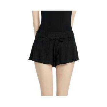 Imagem de Shorts De Dança De Cintura Alta Com Renda Para Mulheres E Meninas, Ide