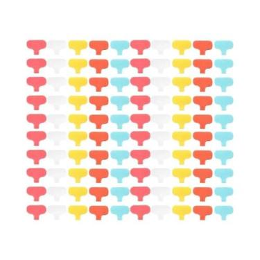 Imagem de Etiquetas Coloridas Para Cabos, Autoadesivas, Graváveis, Para Identifi