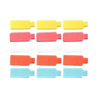 Imagem de Etiquetas Coloridas Para Cabos, Autoadesivas, Graváveis, Para Identifi