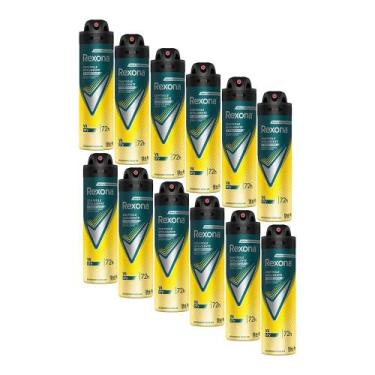 Imagem de Kit 12 Desodorante Rexona Men Antitranspirante V8 150ml