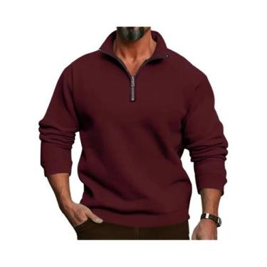 Imagem de Moletom Masculino De Outono Inverno Em Tecido Felpudo Casual De Manga 