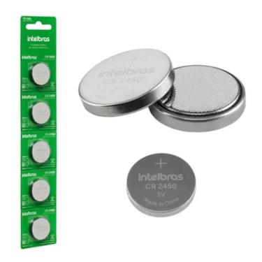 Imagem de Kit 5 Pilhas Intelbras, Bateria - Cr2450 3v