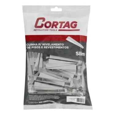 Imagem de Cunha Niveladora Porcelanato Piso Slim 1000 Peças Cortag