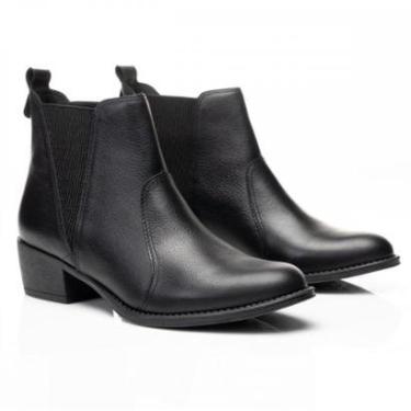 Imagem de Bota Cravo & Canela Chelsea Salto Grosso Feminino-Feminino