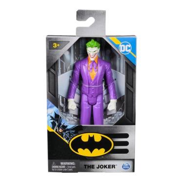 Imagem de Boneco Coringa Clássico De 15Cm (Novo) - Dc - Dc Comics