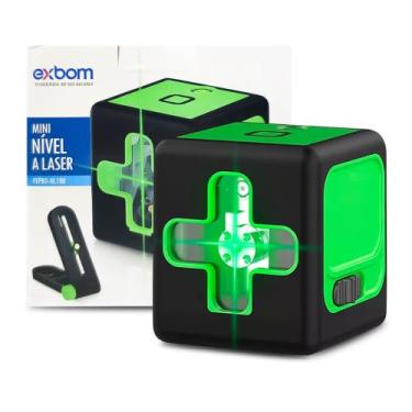 Imagem de Mini Nível Laser 20m 2 Linhas Exbom Modelo FEPRO-NL100