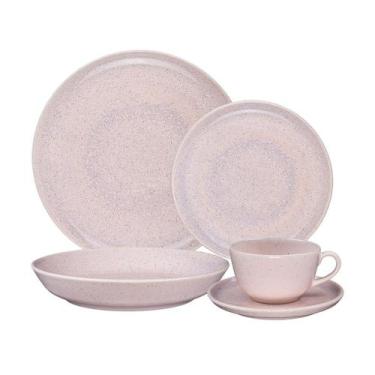 Imagem de Aparelho de Jantar e Chá 30 Peças Flat Oxford Belle Rose
