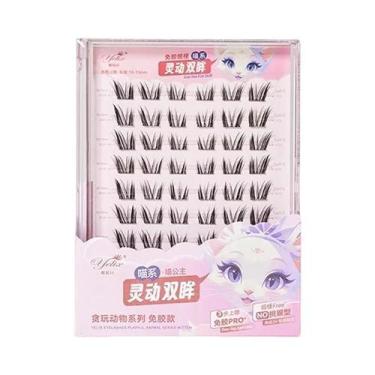 Imagem de Cílios Postiços Autoadesivos Em Formato De Olho De Gato, Extensões De 