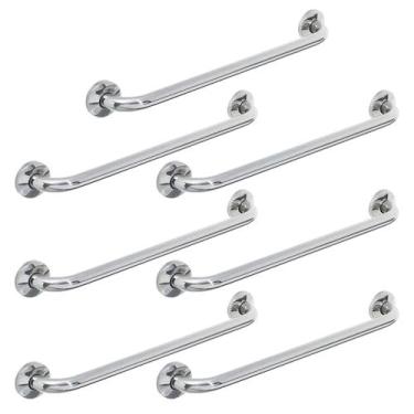 Imagem de Barra de Apoio Alca 80cm kit 7 Uni Acessibilidade Cadeirante Idoso Def