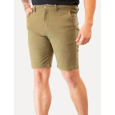 Imagem de Bermuda Original Penguin Masculina Sarja Chino Elastano Cáqui-Masculino