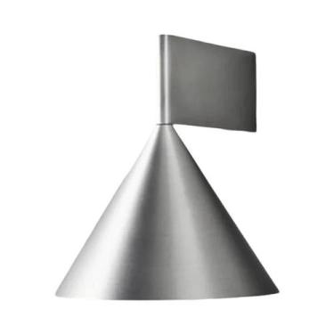 Imagem de Luminária De Parede Geométrica Em Alumínio Escovado Para Quarto, Sala 