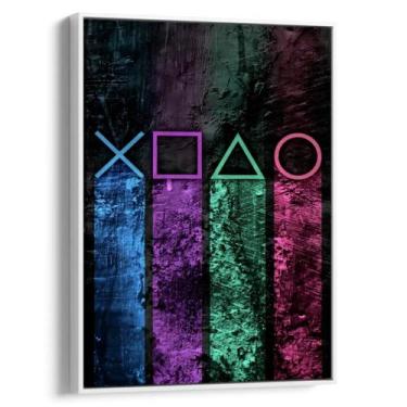 Imagem de Quadro Gamer - Comandos da Jogatina - Mioquadros, 200x130 cm, Branco