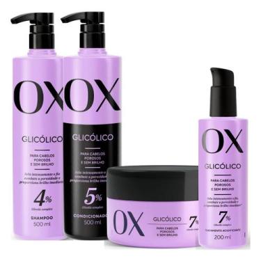 Imagem de Kit Ox Glicólico Tratamento Completo 500Ml - OX COSMÉTICOS