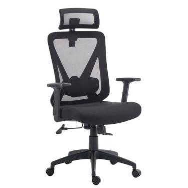 Imagem de Cadeira Escritório Ergonômica Giratoria Confortável Preta Viper Pro Office Vivensis Innovation Vo459