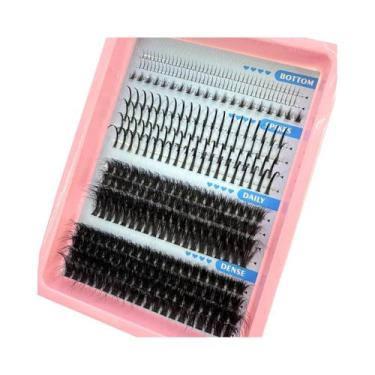 Imagem de Cílios Postiços À Prova d'Água Em Tufos De 15 Fileiras, Cílios Inferio