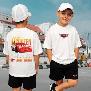 Imagem de Conjunto Camiseta Oversized E Bermuda Infantil Algodão - MB Sport, Bra