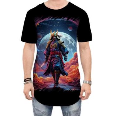 Imagem de Camiseta Longline Samurai Ronin Sunset Sem Mestre 4 - Kasubeck Store®,