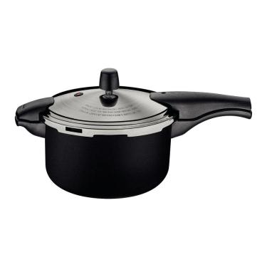 Imagem de Panela de Pressão Vancouver Effect em Alumínio com Revestimento Antiaderente 6L 24CM Preto